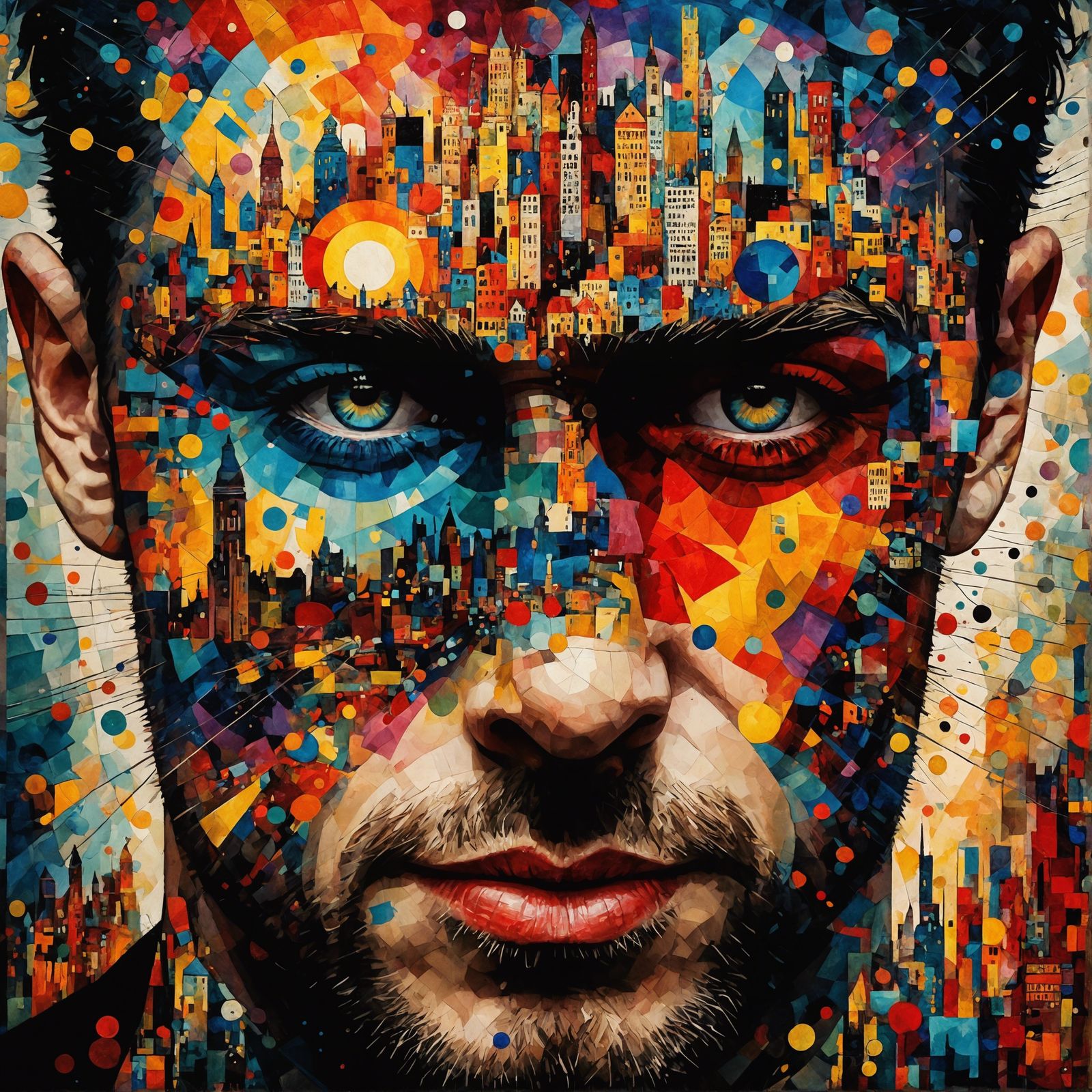 What the world looks like to the superhero Daredevil