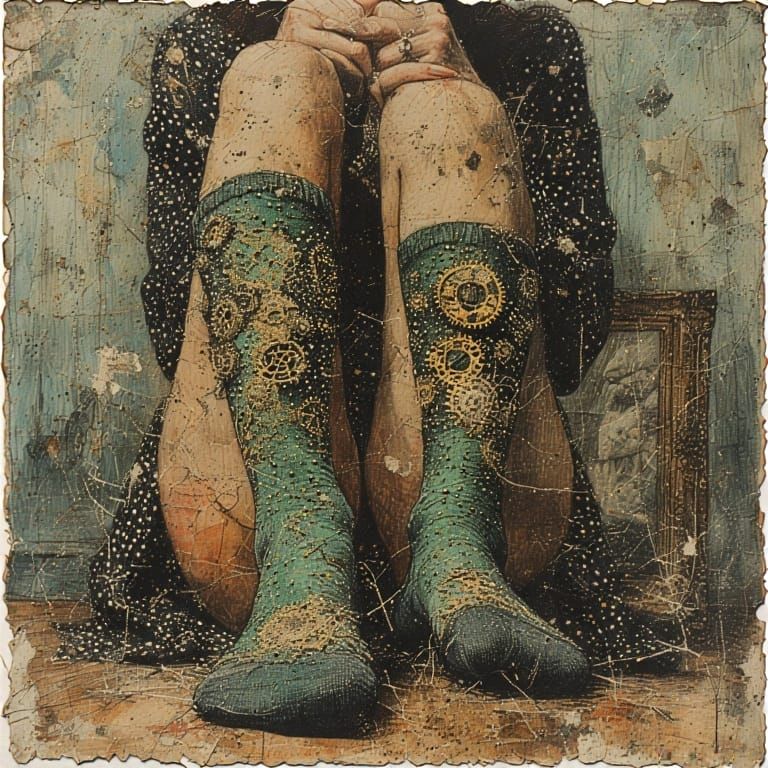 Steampunk socks