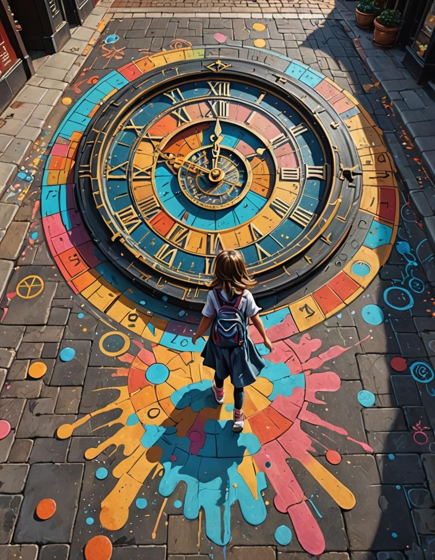 Stepping into the wheels of time