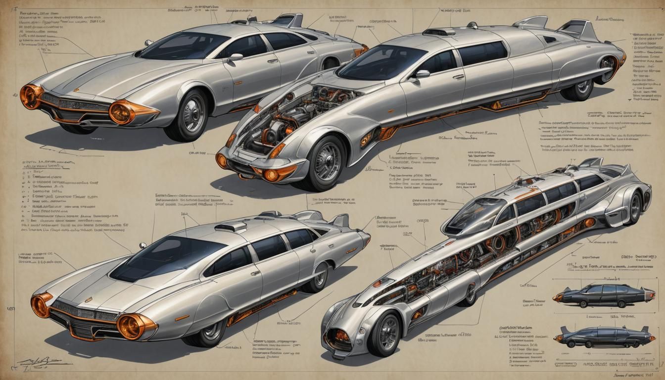 very cool futuristic limo concept