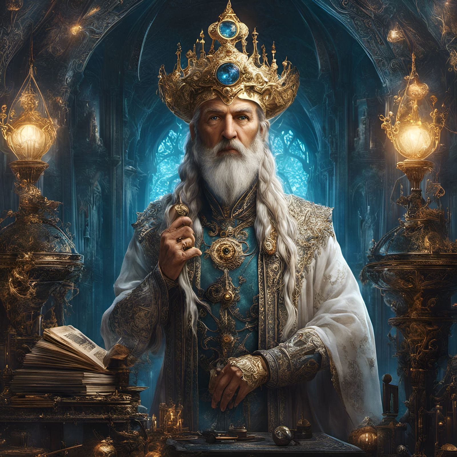 Merlin The Wizzard  by @Mr-Dementia