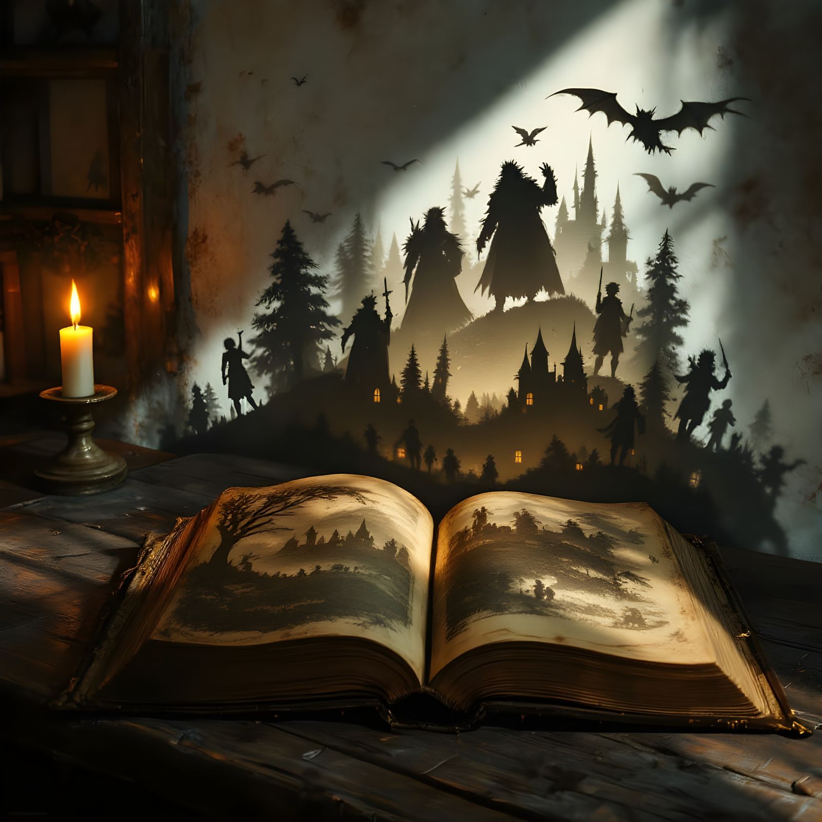 Don't be afraid of the shadows, that only means there's a light nearby  by @SlothFatale