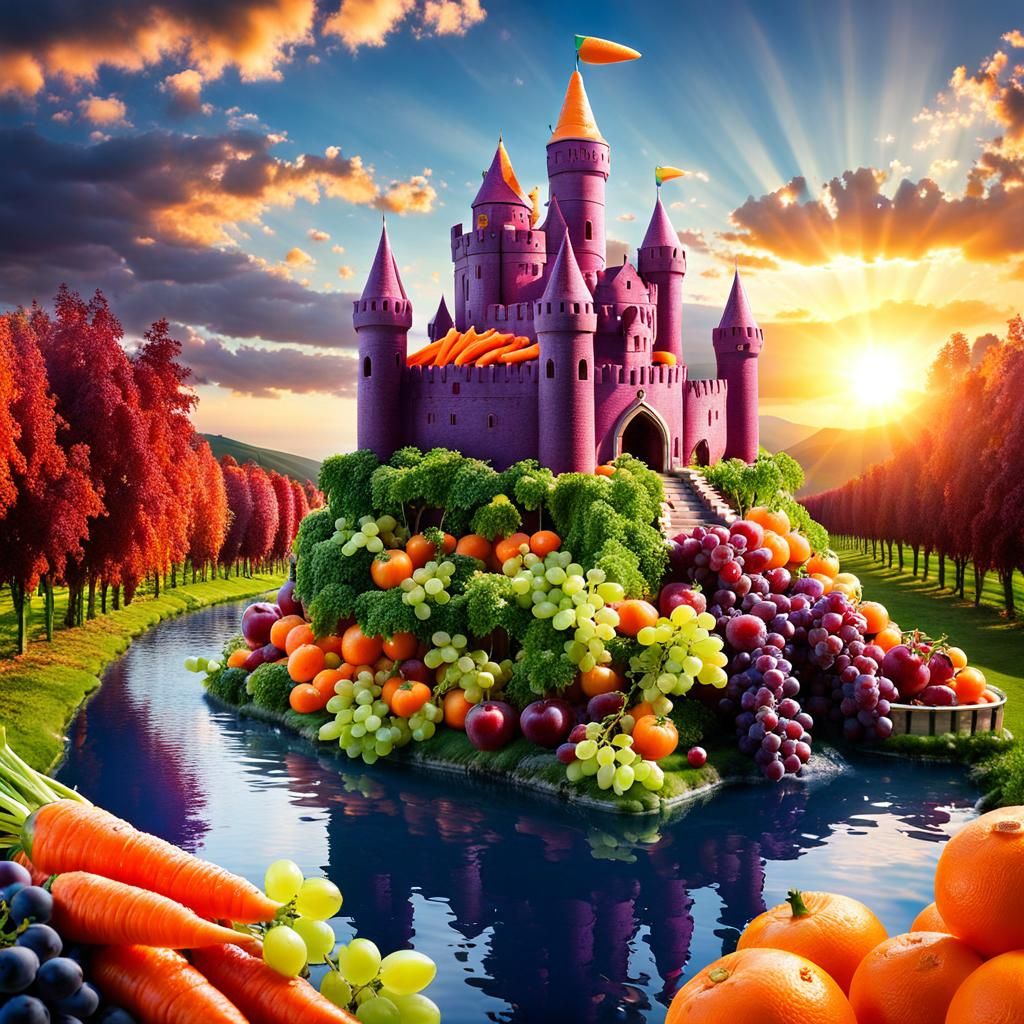 Healthy Castle 🤔😁 - AI Generated Artwork - NightCafe Creator