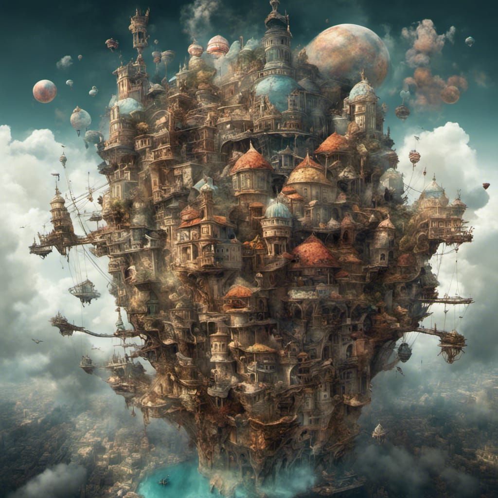 Take risks and explore unknown territories. Your adventures will enrich your soul, (city in the clouds) ...  by @Pjrockey