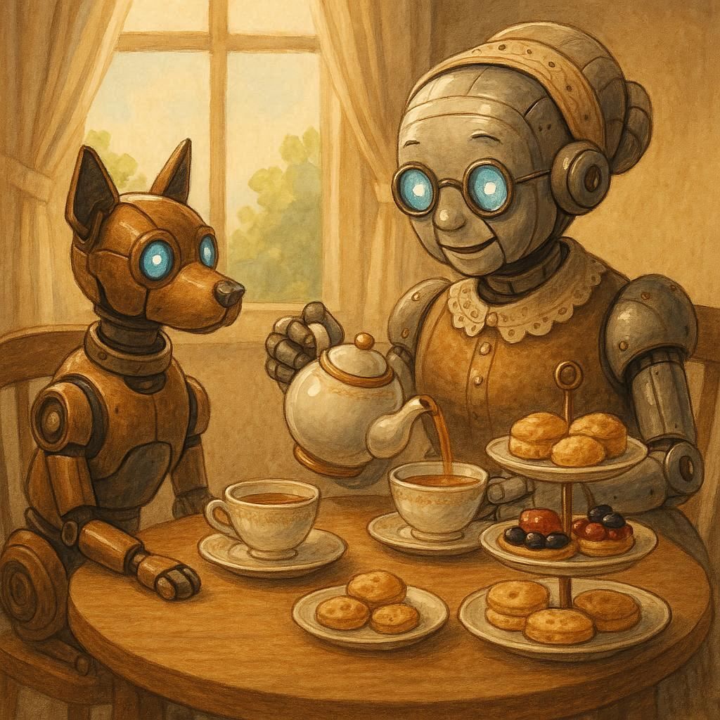 Tea with Robo Granny