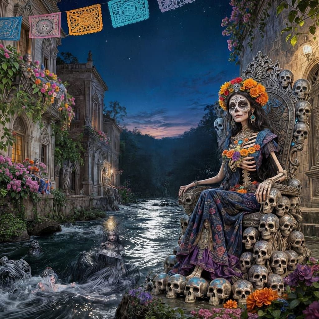 Day of the Dead goddess.
