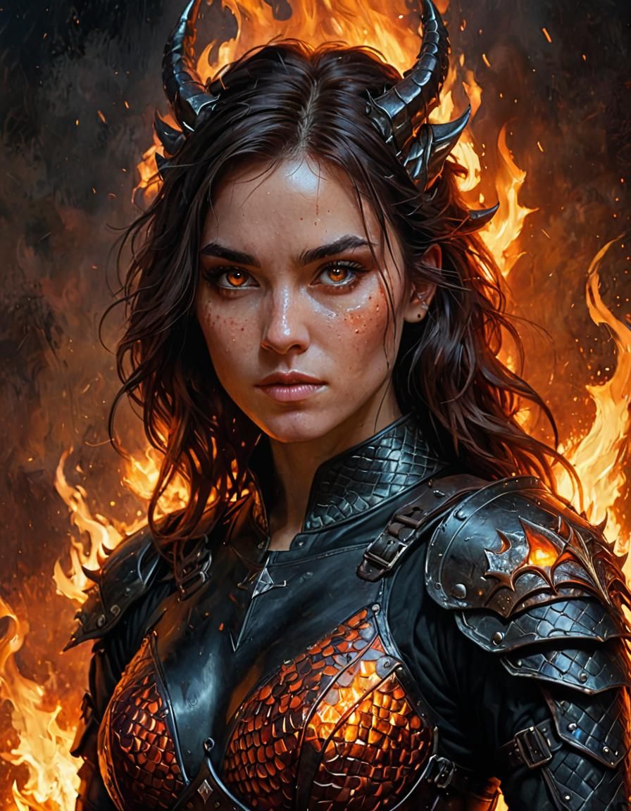 Dragon Knight  by @kauri