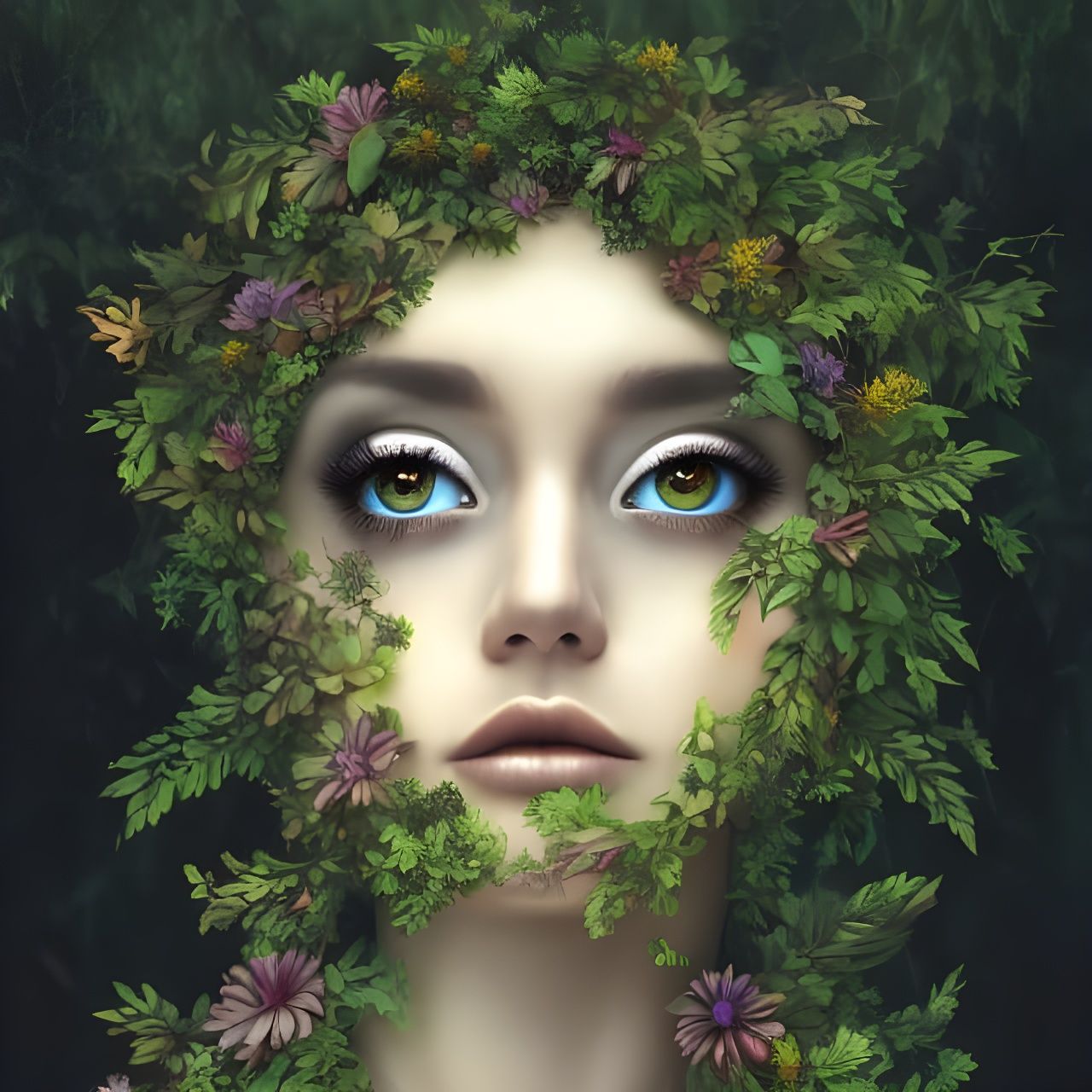 Lady Vines - AI Generated Artwork - NightCafe Creator