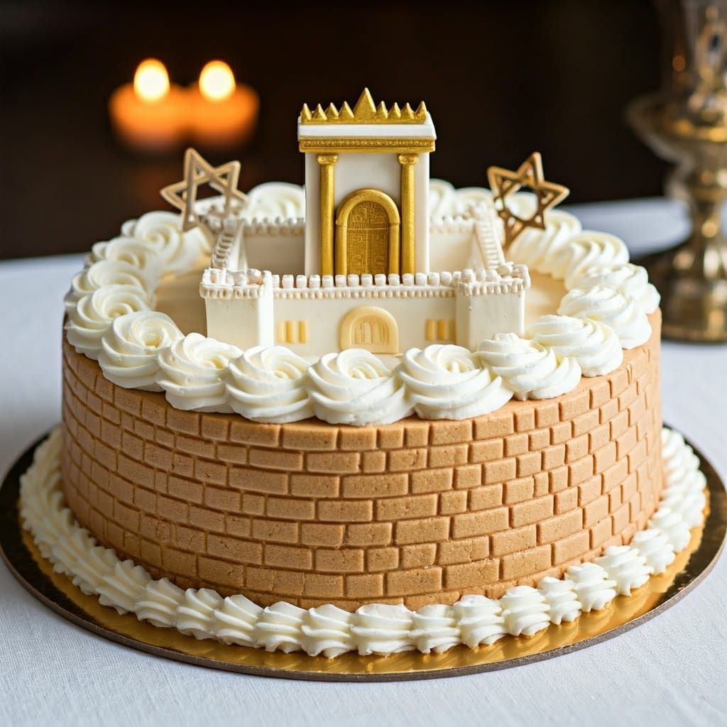 עוגת בית המקדש  by @MADHIM