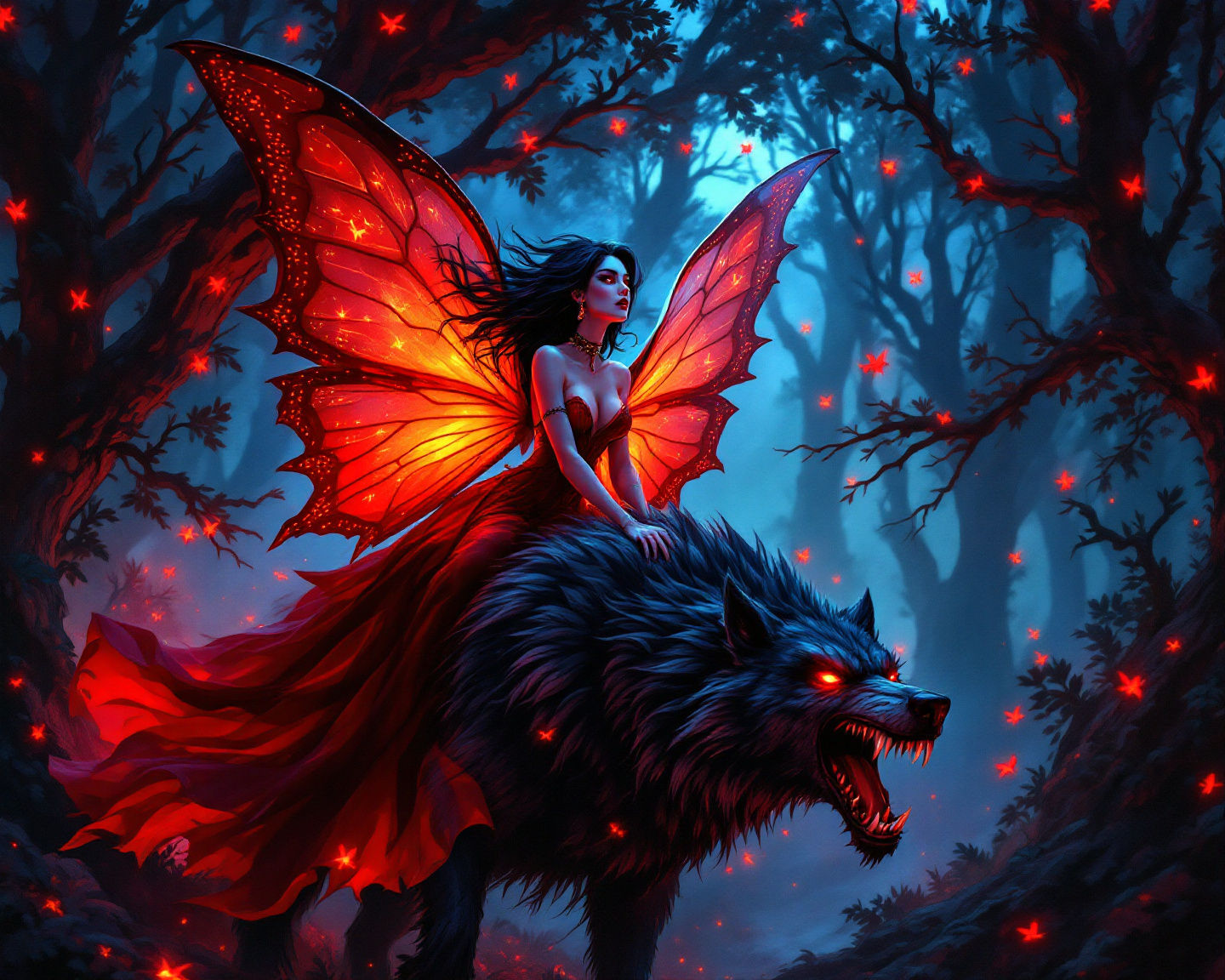 Blood Mage and Werewolf