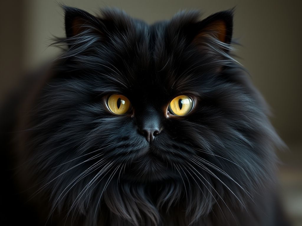 Black Persian Cat