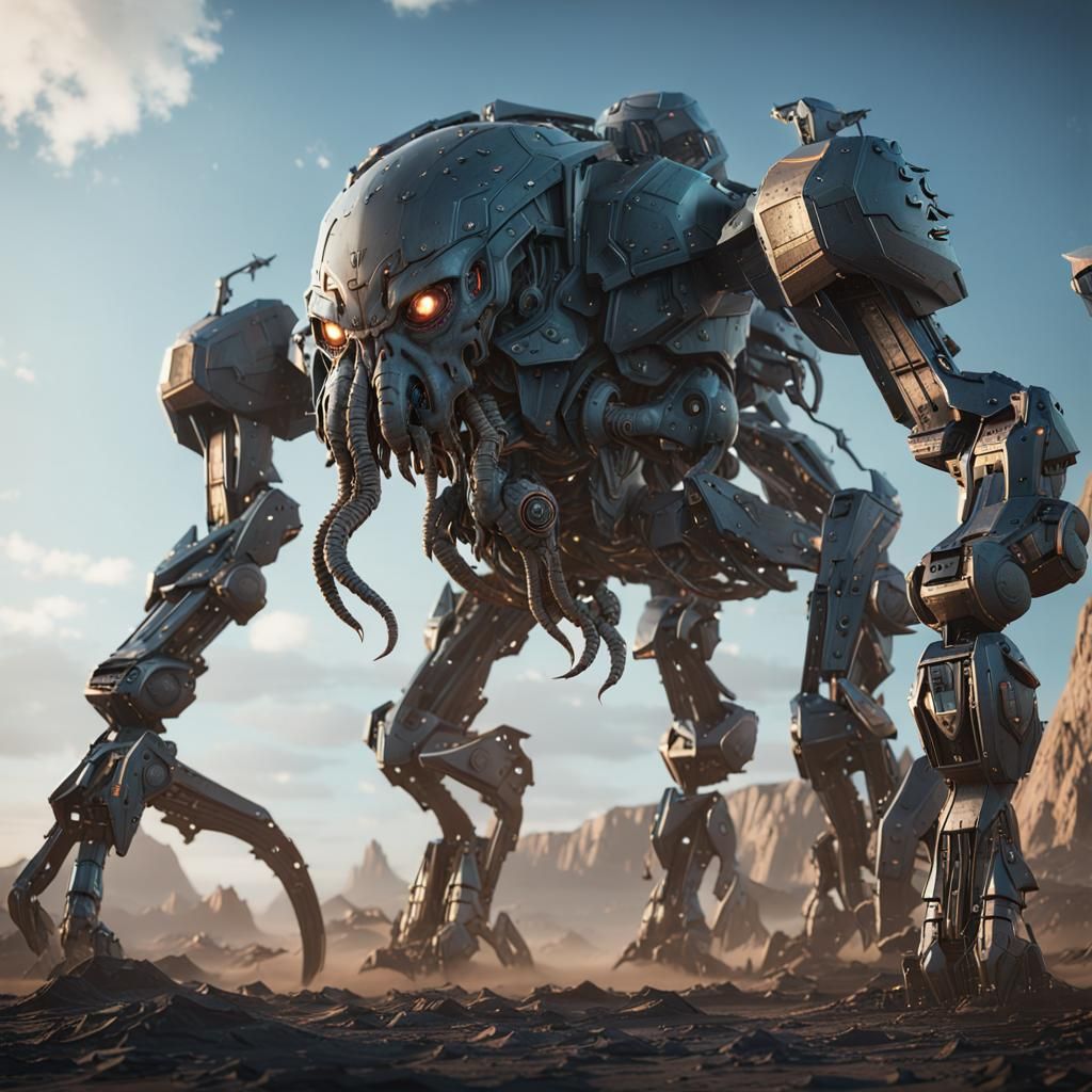 Mech Cthulhu.   by @Odinson616