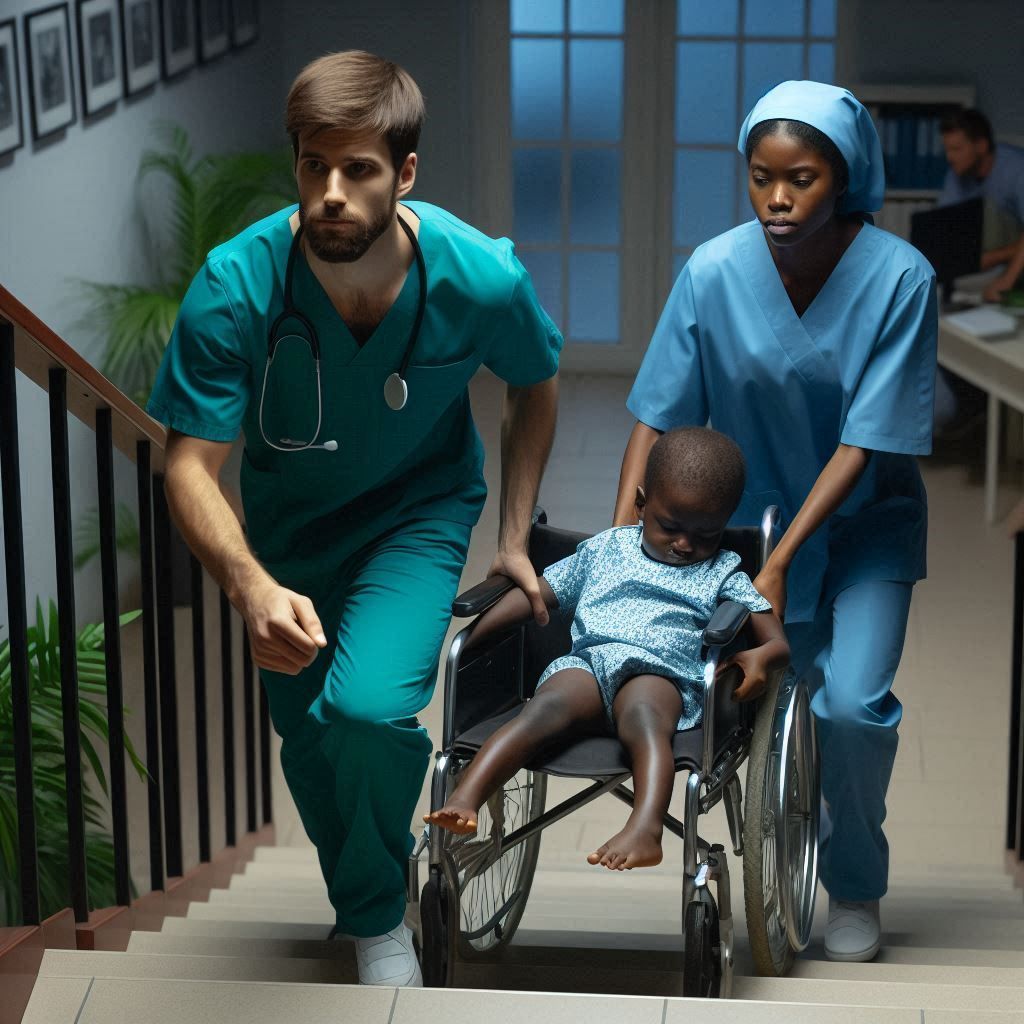 When the elevator is broken ... again