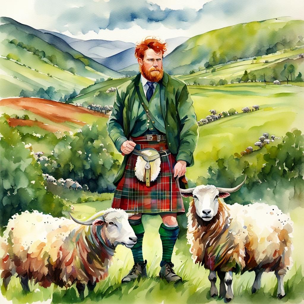 the clan tartan  by @Honey