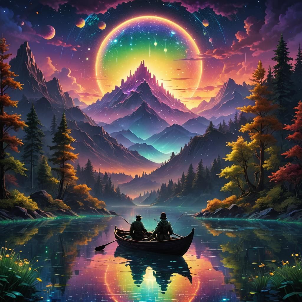 The journey to fantasy castle  by @Easter Bunny