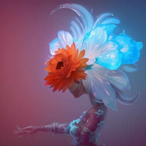 Beauty made of ice and flame