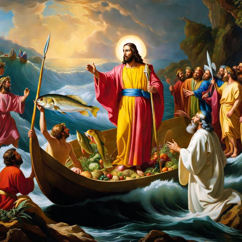 8K Photograph: BIBLICAL prophet Jonas, looking kike JESUS CH...