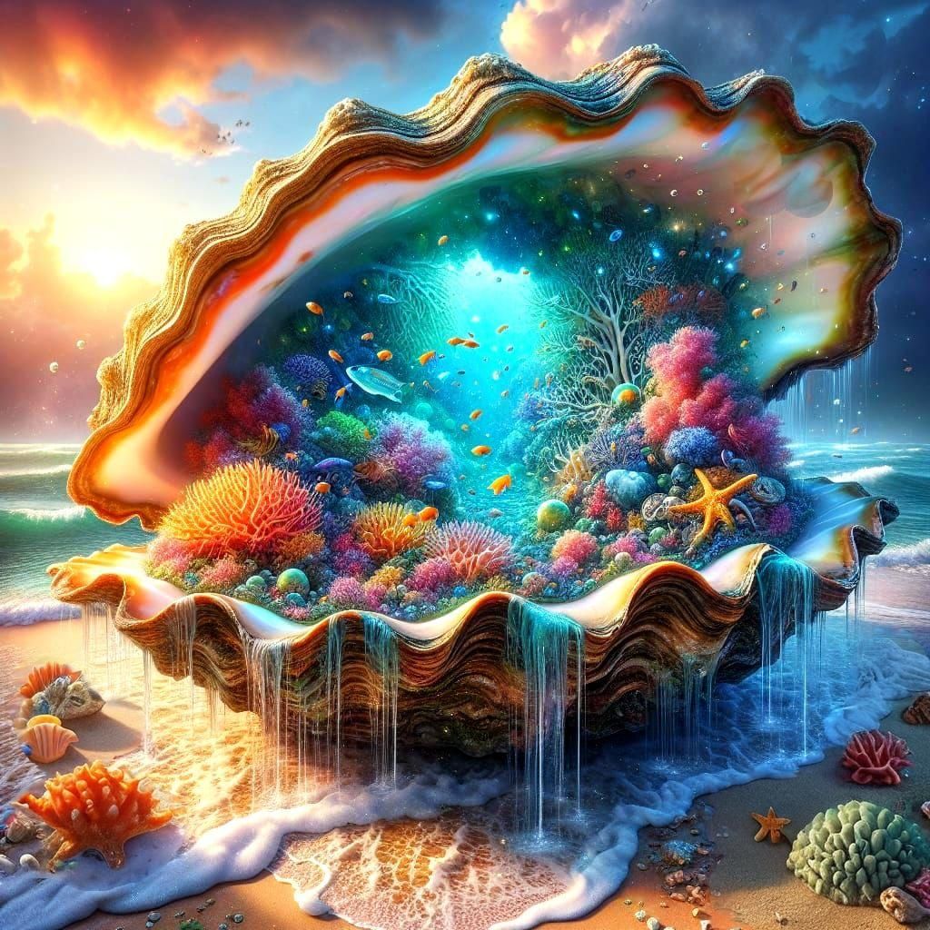 Coral Reef in a Shell