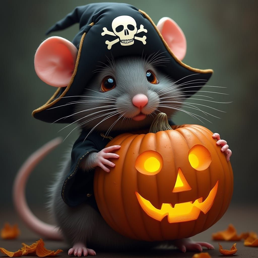 Pirate mouse  by @wakroach