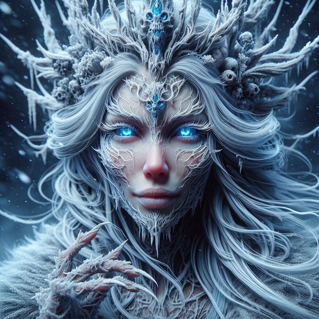 Ice Druid - AI Generated Artwork - NightCafe Creator