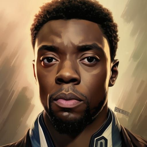 Chadwick Boseman #2 - AI Generated Artwork - NightCafe Creator