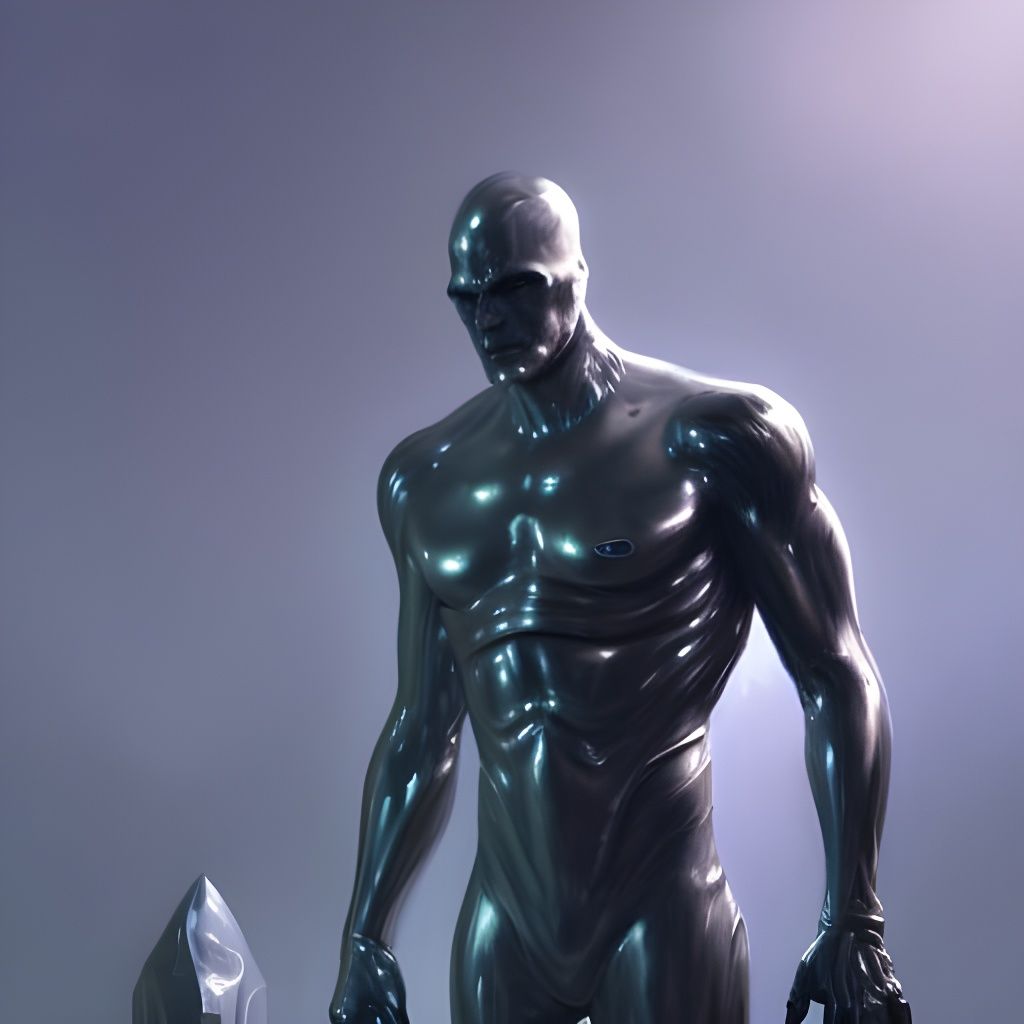 Silver Surfer - AI Generated Artwork - NightCafe Creator