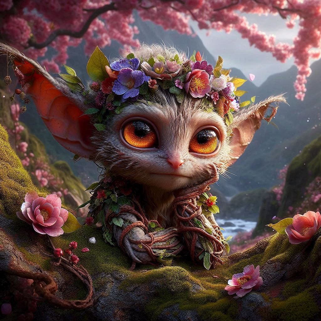 Inka: Wise old Indri Lemur Fae of the enchanted forest