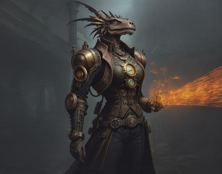 Steampunk Dragon II