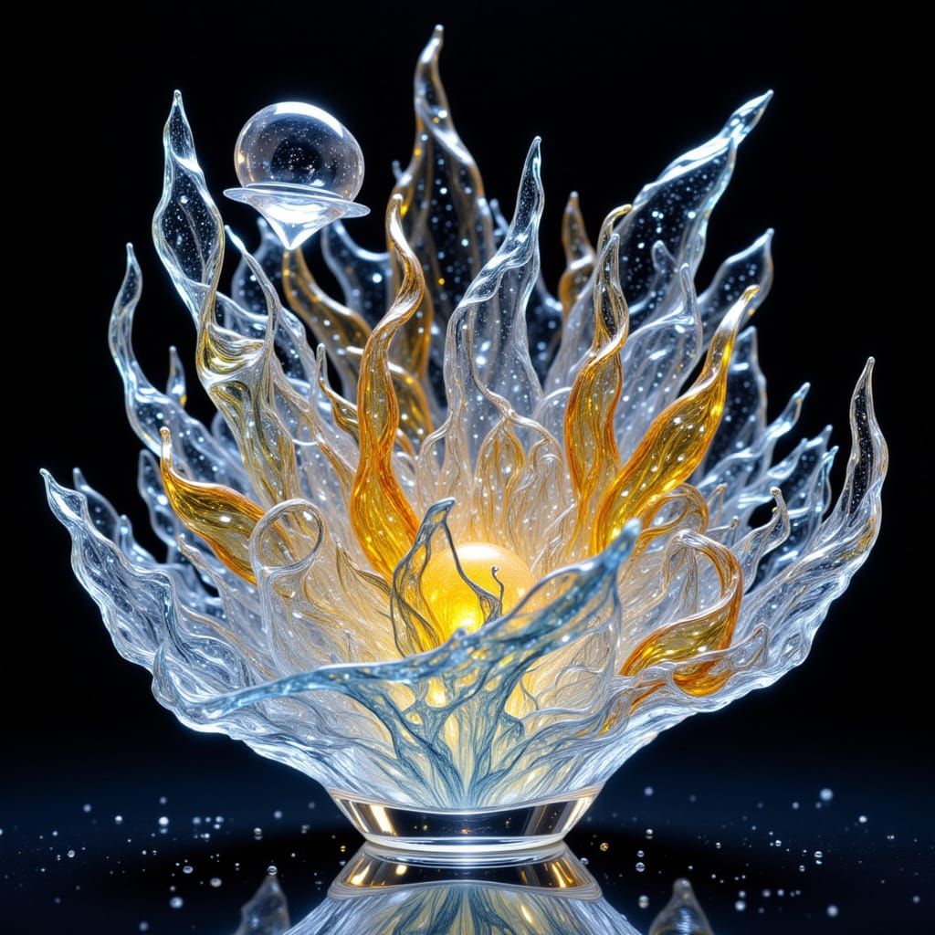 <lora:Glass Art:1.0> Glass masterpiece