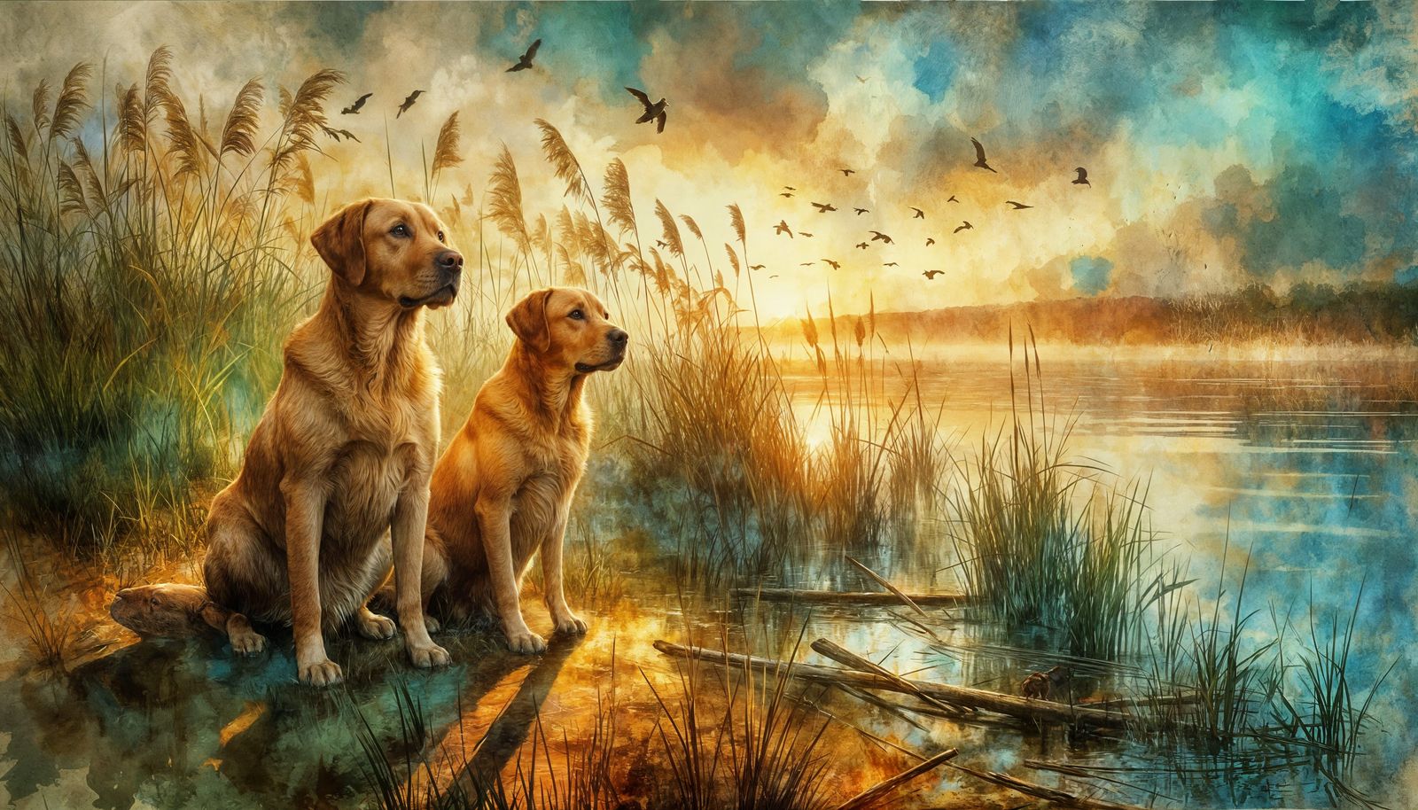 Waiting in the marsh  by @Clockmaker