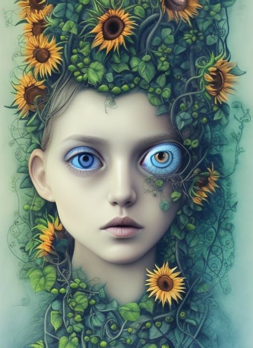 Glass eye.