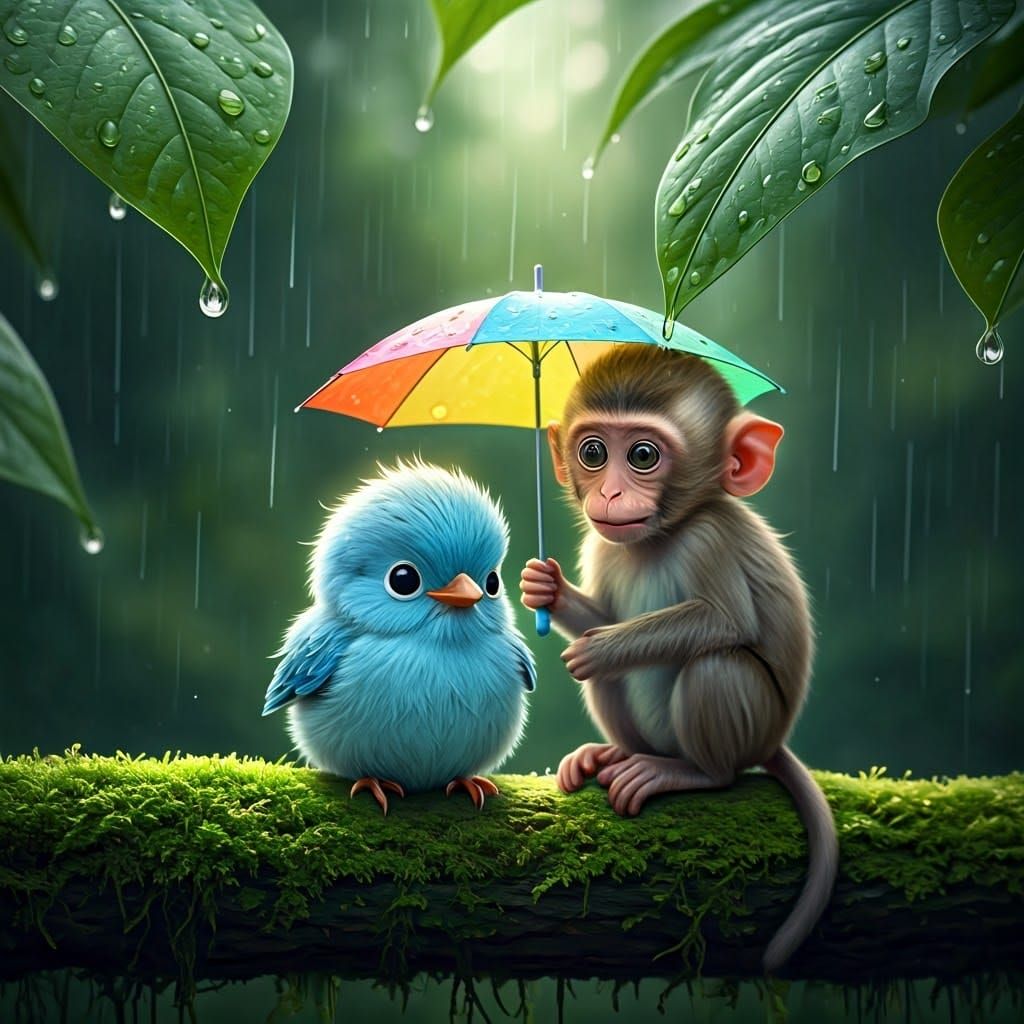 Found a friend  by @dinsat