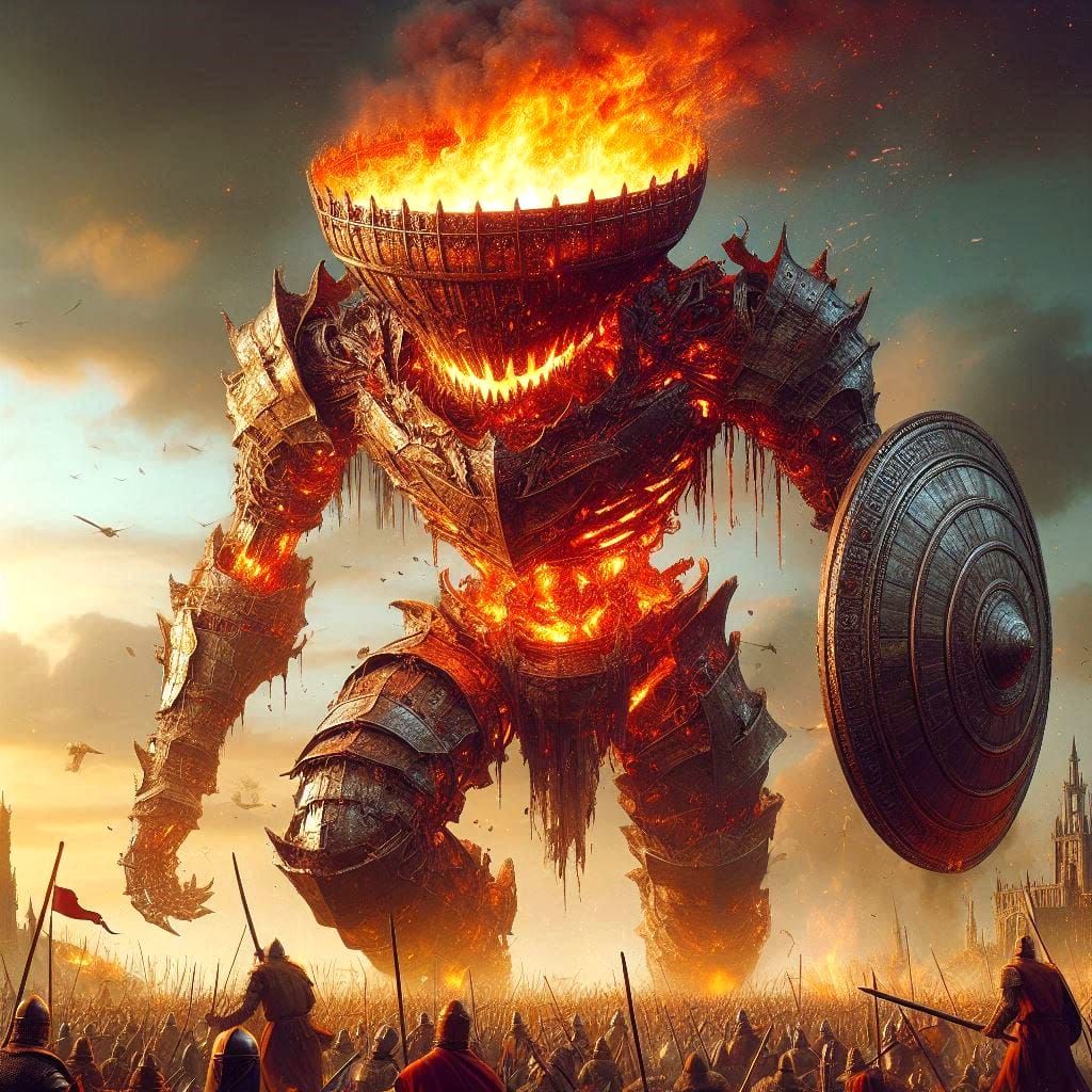 My Dark Fantasy Series Fire golem