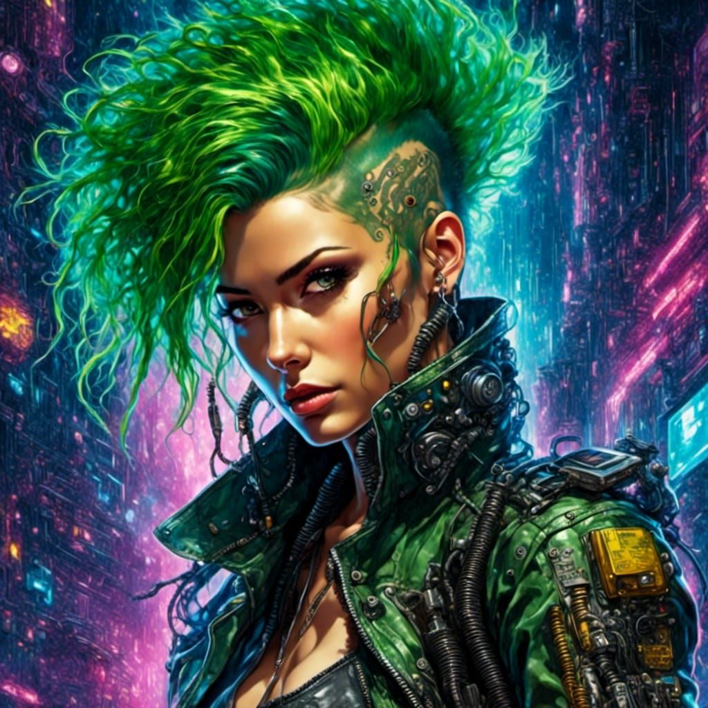 Cyberpunk Girl  by @SeanMurrayI