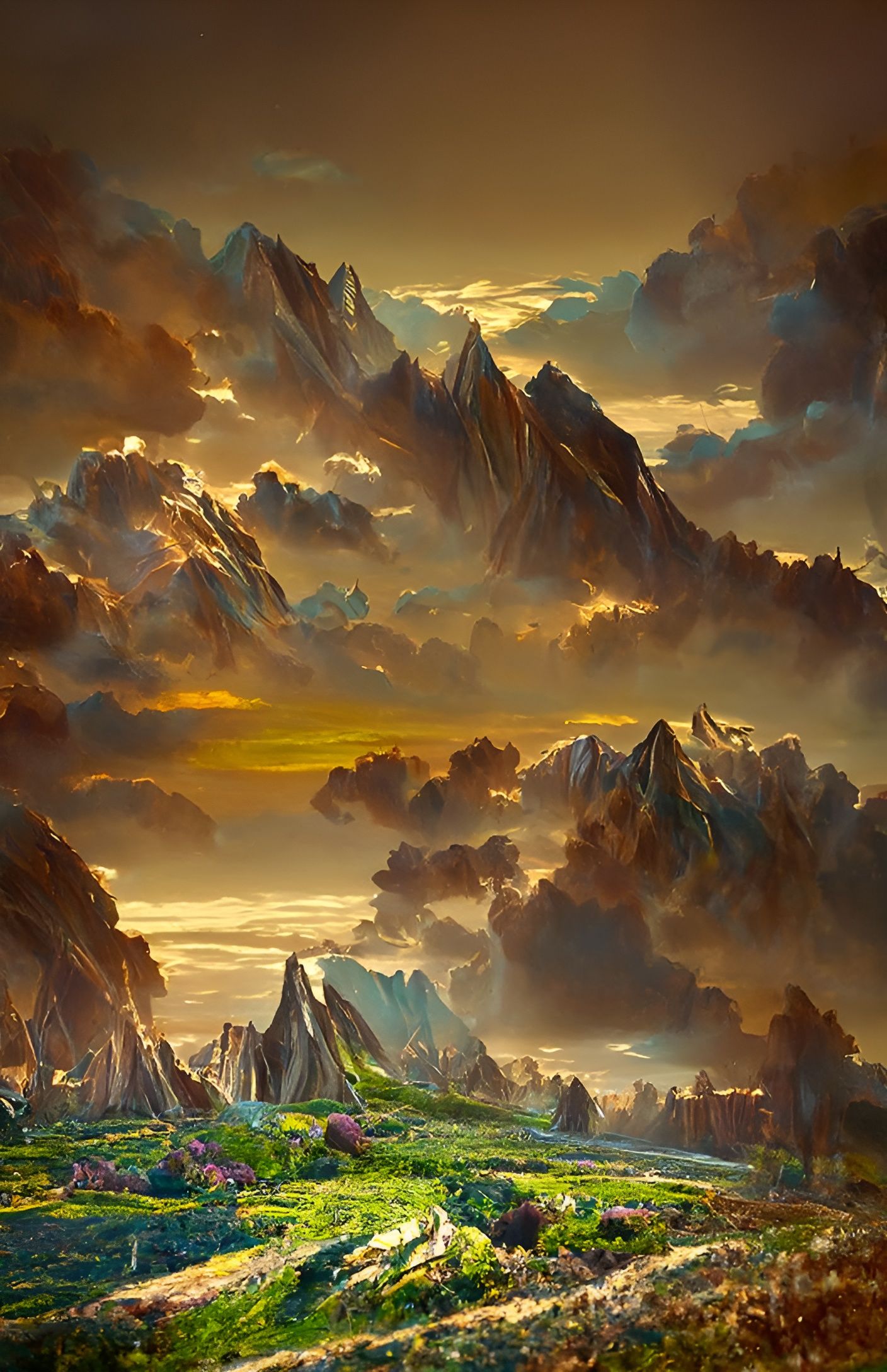 The mountain ranges