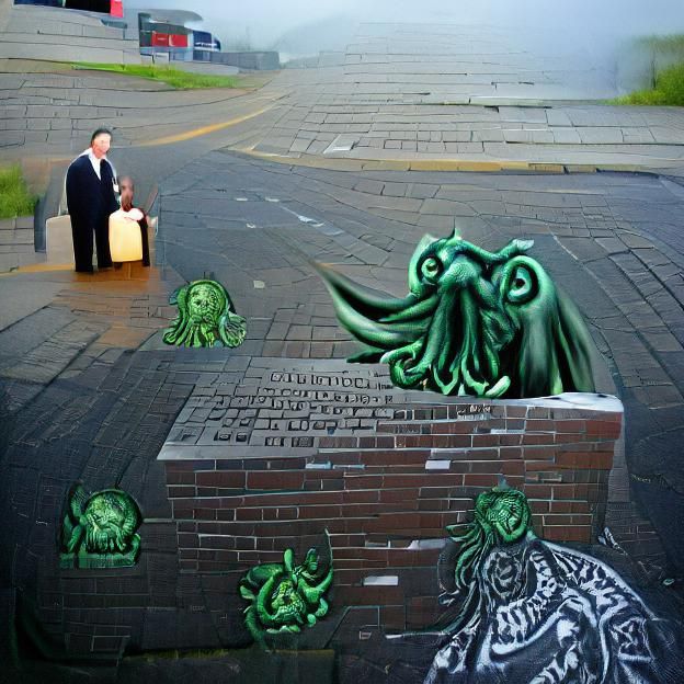 Cthulhu visits Lovecraft
