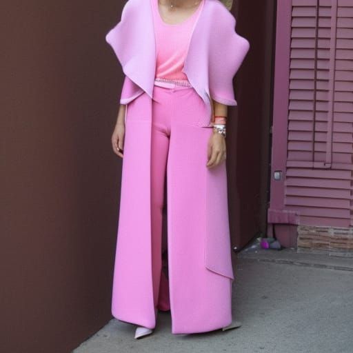 pink outfit
