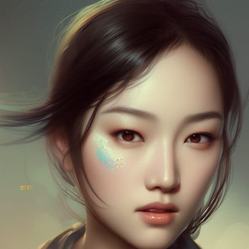 beatuiful Asian girl - AI Generated Artwork - NightCafe Creator