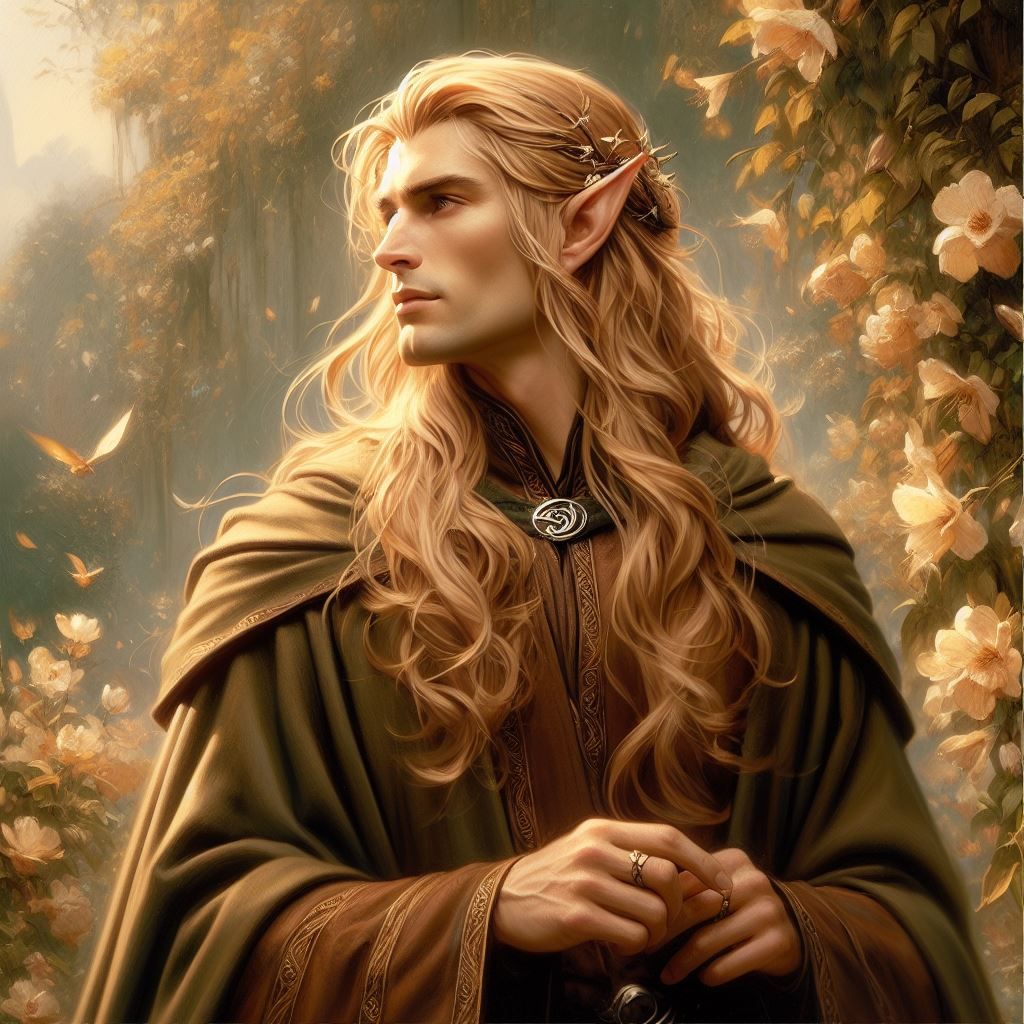 Glorfindel returns to Middle-earth, in Rivendell gardens (Big Glorfindel's series 22)