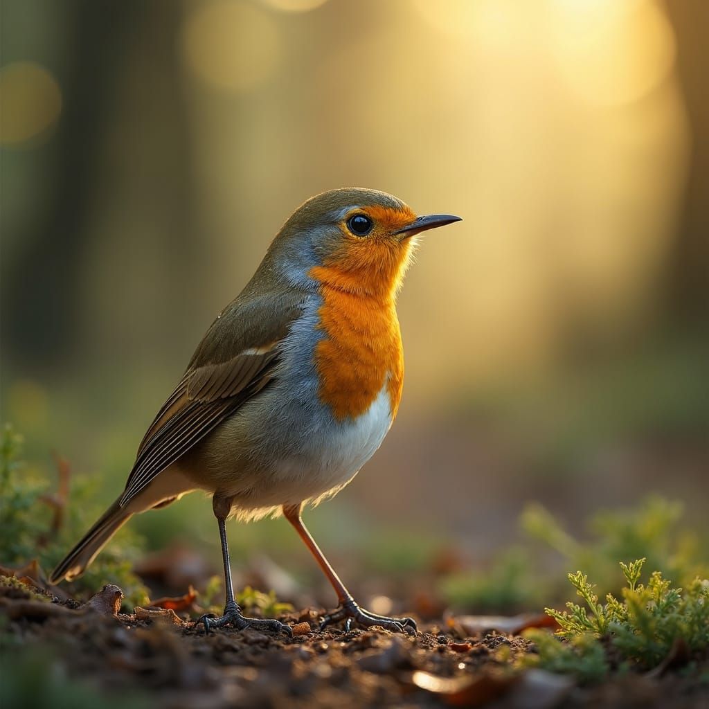 Another bird flying to him