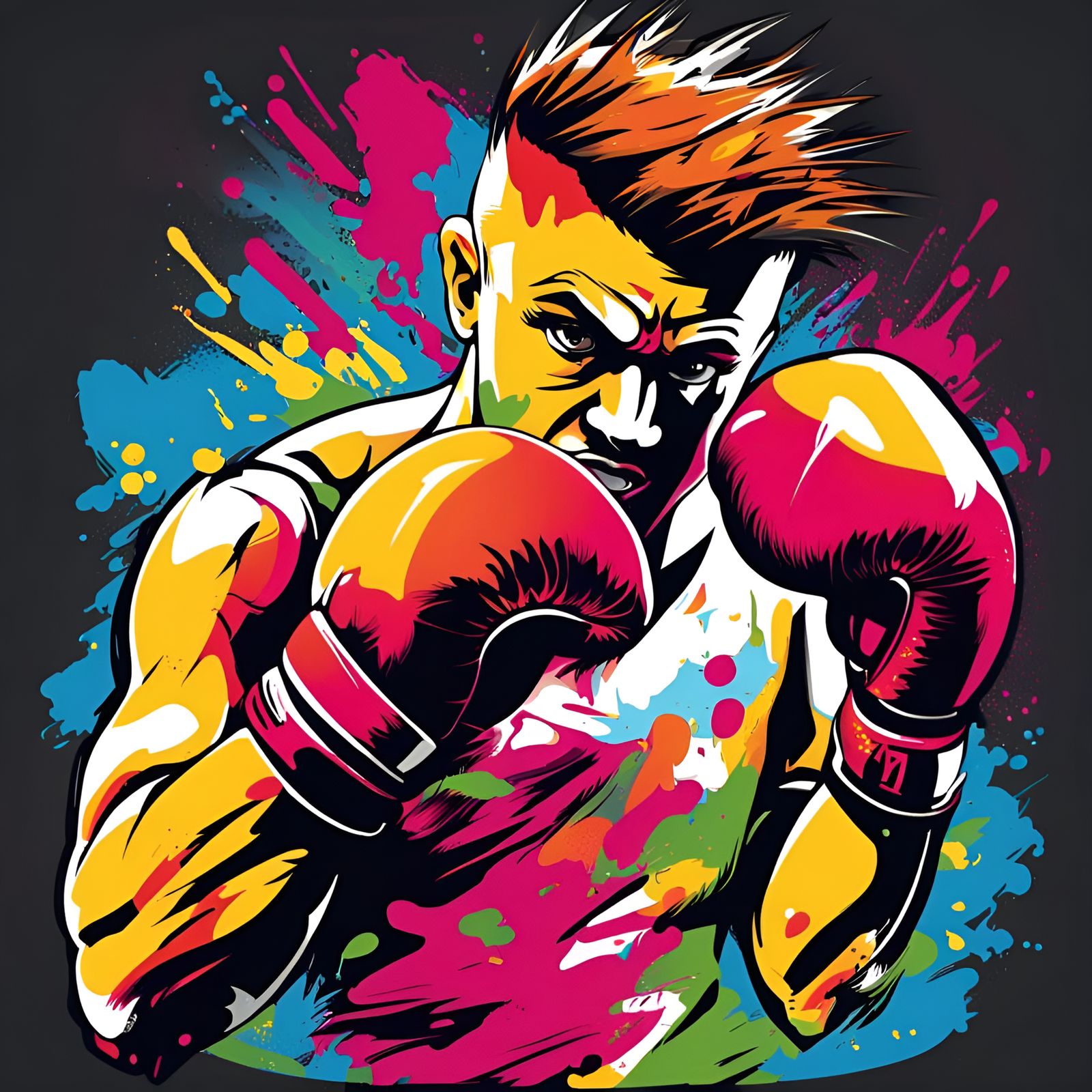 boxing artwork