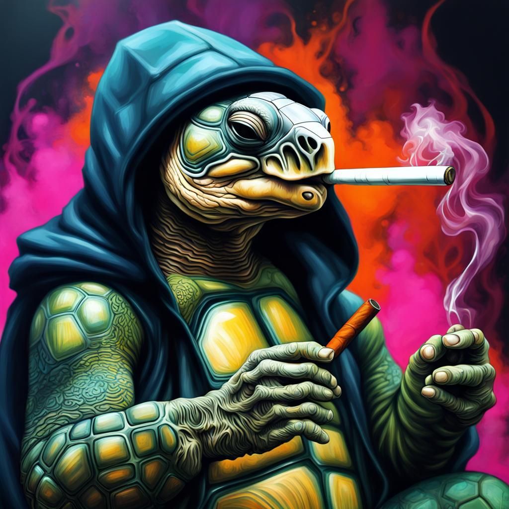 Gangsta turtle  by @Otanu