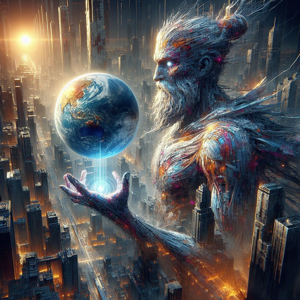 Atlas god came to remember us he rules the world