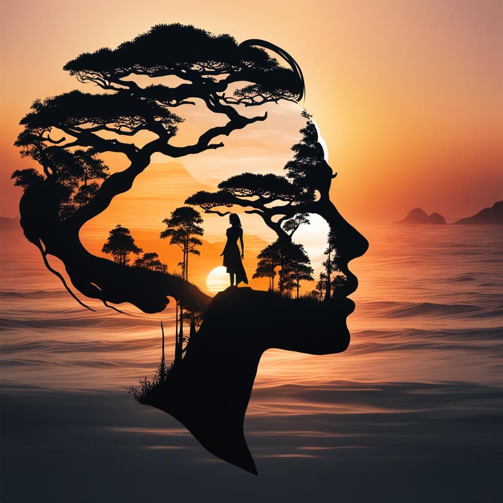 High quality, 8K Ultra HD. A beautiful double exposure that ...