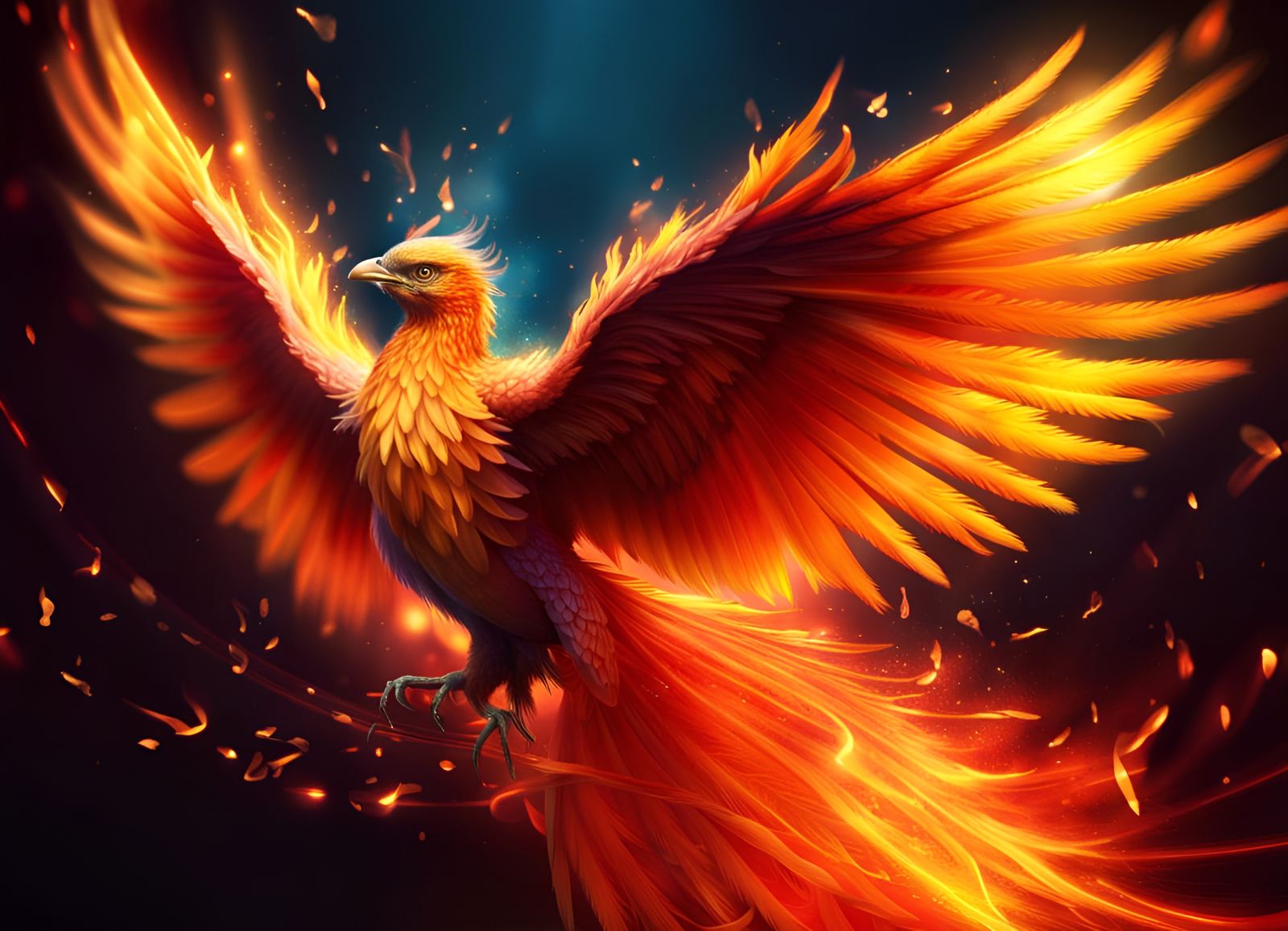 Phoenix.... - AI Generated Artwork - NightCafe Creator