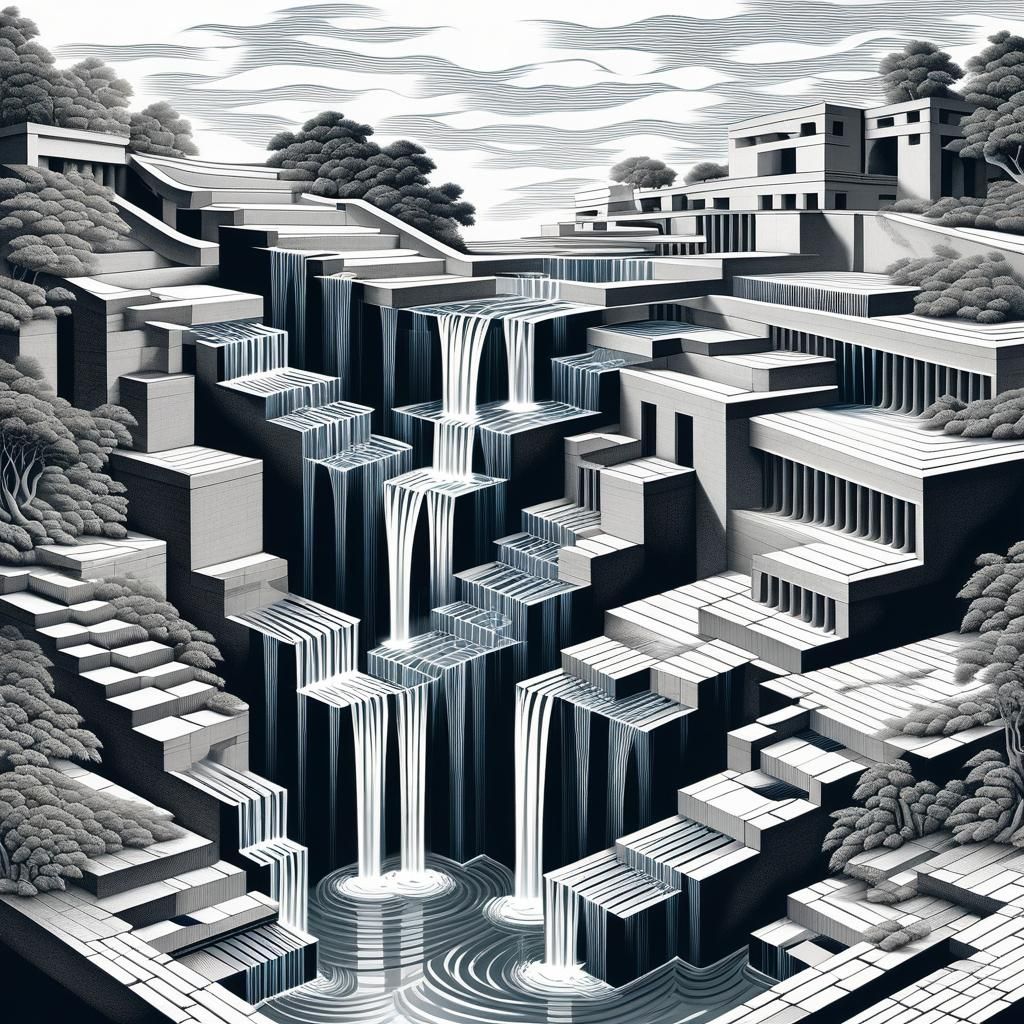 Escher s waterfall an impossible architecture where water flows