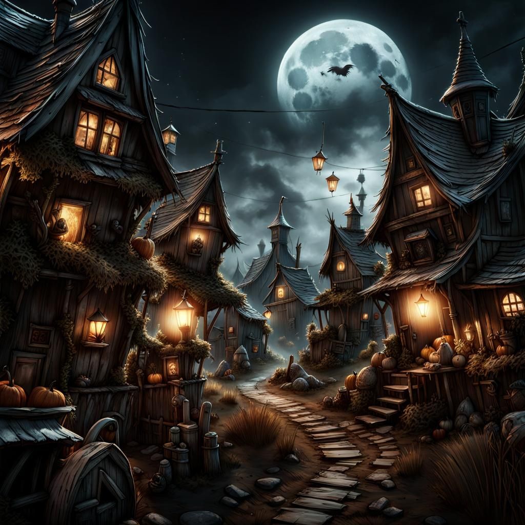 Haunted witch village  by @Kesh Kameer