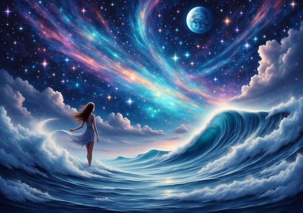 In this place where hearts will see Magic in each wave's decree Sail together, wild and free