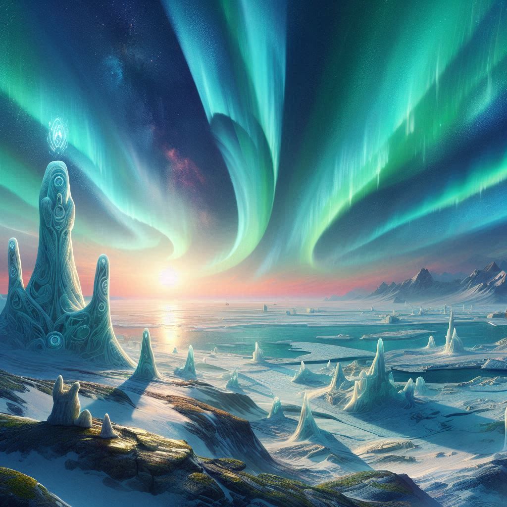 Auroras that sing ancient song