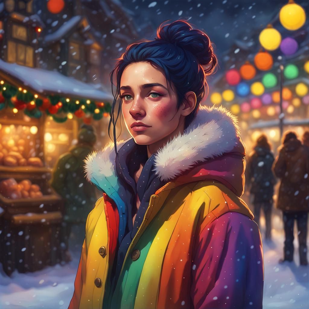 Weihnachtsmarkt  by @Skye-Line